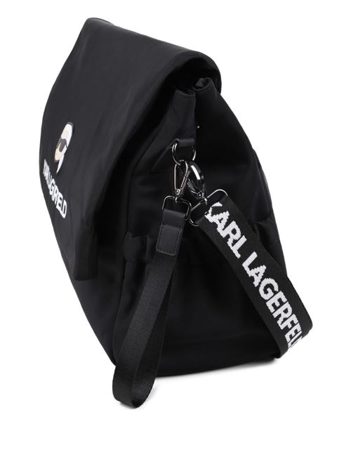 Borsa fasciatoio unisex Karl Lagerfeld Kids nera Karl Lagerfeld Kids | Z3119309B